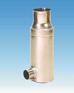 Wisy self-cleaning downspout filter collector FS 0304